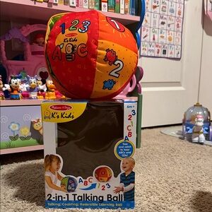 Melissa & Doug 2-in-1 Talking Ball